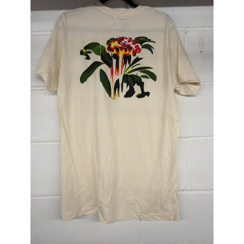 new Sz Large L unisex JUNGLE Band tour music tee t-shirt floral flower graphic